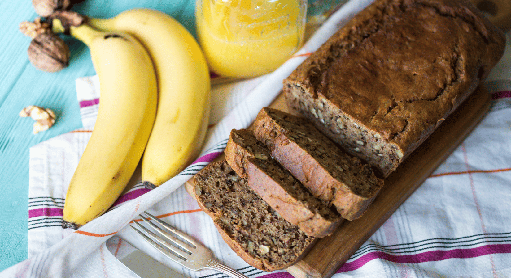 banana bread recept banány